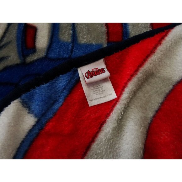 Marvel Avengers Blanket Throw Soft Plush Kids Thor Hulk Ironman Captain America - Picture 5 of 7